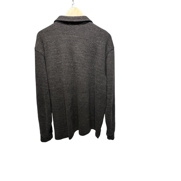 Polo Ralph Lauren Pullover Mens XL Dark Gray Estate Rib Half Zip‎ Sweater Casual - Picture 8 of 13